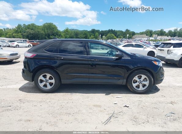 2FMPK4G93HBB34267 2017 FORD EDGE Black Widok wnętrza z tyłu