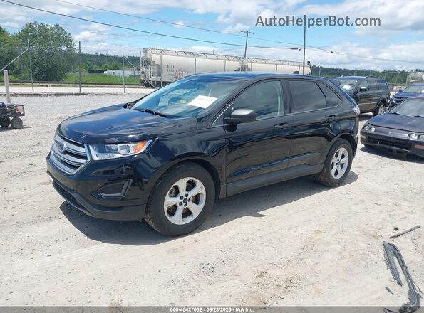 2FMPK4G93HBB34267 2017 FORD EDGE Black Przód lewy