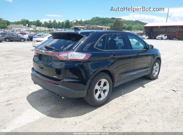 2FMPK4G93HBB34267 2017 FORD EDGE Black Tył prawy