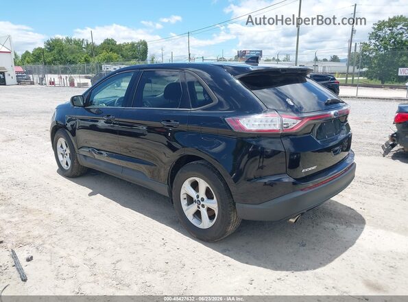 2FMPK4G93HBB34267 2017 FORD EDGE Black Tył lewy