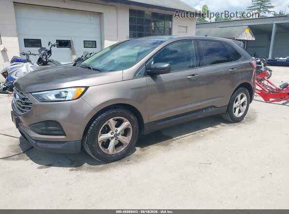 2FMPK4G93KBC39270 2019 FORD EDGE Black Vista tres cuartos delantera izquierda