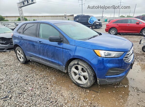2FMPK4G93LBB03867 2020 FORD EDGE Синий Передняя правая четверть