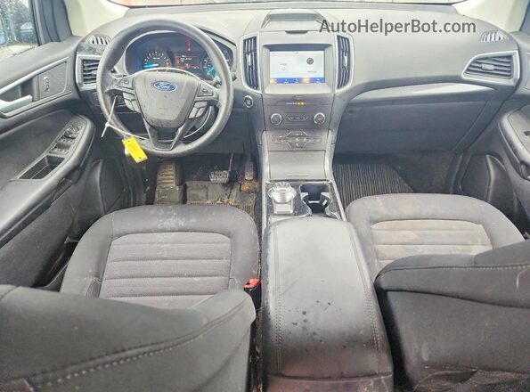 2FMPK4G93LBB03867 2020 FORD EDGE Синий Вид панели приборов