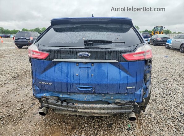2FMPK4G93LBB03867 2020 FORD EDGE Синий Вид сзади