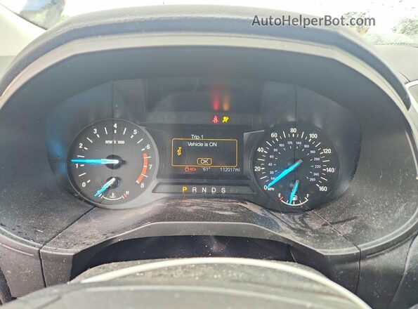 2FMPK4G93LBB03867 2020 FORD EDGE Синий Вид щитка приборов