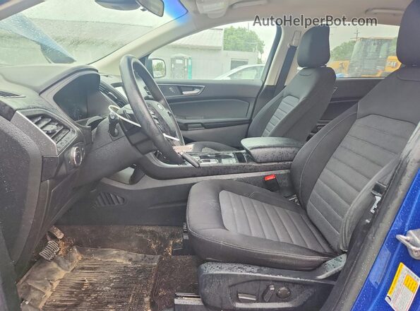 2FMPK4G93LBB03867 2020 FORD EDGE Синий Вид салона спереди
