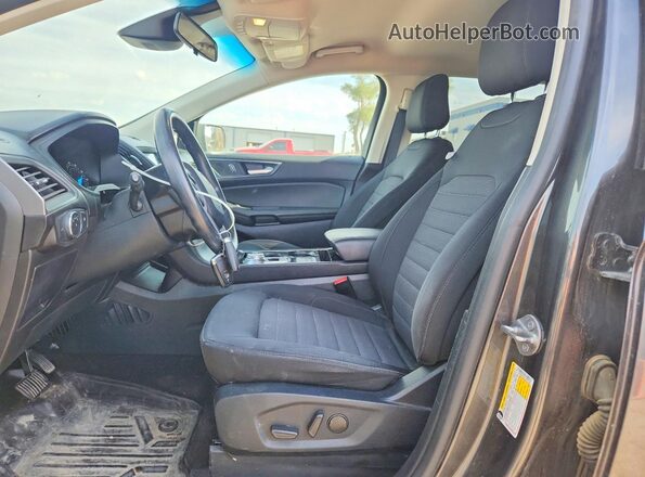 2FMPK4G93LBB17946 2020 FORD EDGE Charcoal წინა სალონის ხედი