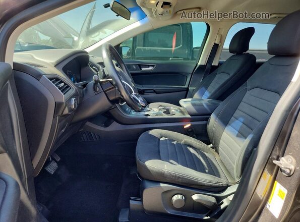 2FMPK4G94GBB72251 2016 FORD EDGE Gray Front interior view