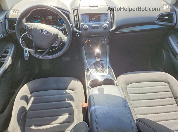 2FMPK4G94GBB72251 2016 FORD EDGE Gray Dashboard view