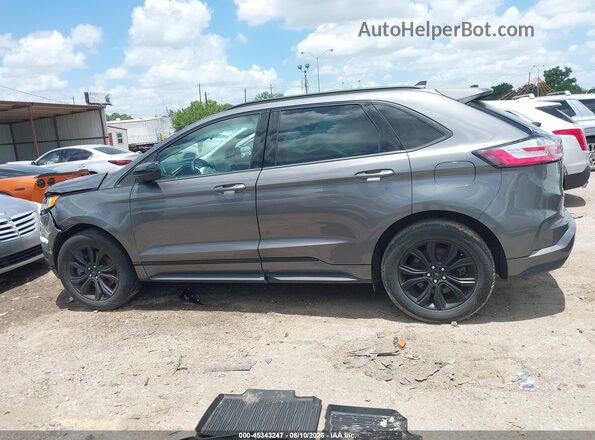 2FMPK4G95PBA49915 2023 FORD EDGE Gray Widok wnętrza z tyłu