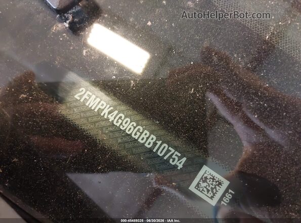 2FMPK4G96GBB10754 2016 FORD EDGE Blue Շարժիչի բաժամունքի տեսք