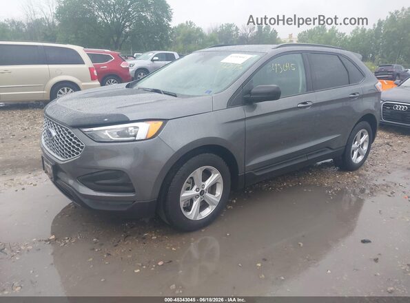 2FMPK4G96RBB24107 2024 FORD EDGE Gray Առջևի ձախ երեք քառորդ տեսարան