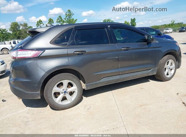 2FMPK4G97HBC15918 2017 FORD EDGE Gray Задня права чверть