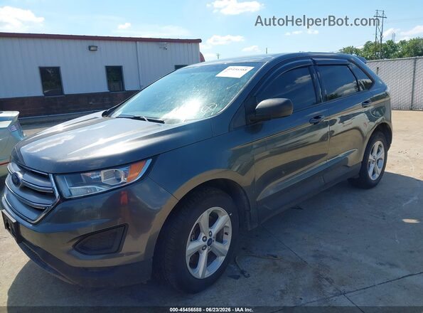 2FMPK4G97HBC15918 2017 FORD EDGE Gray Передня ліва чверть