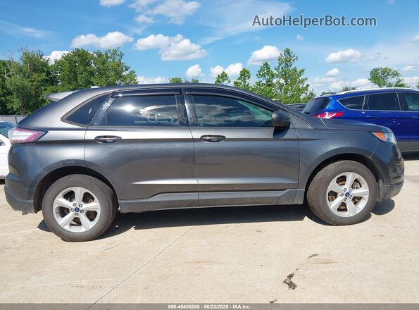 2FMPK4G97HBC15918 2017 FORD EDGE Gray Вид задньої частини салону