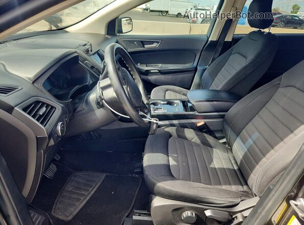2FMPK4G97KBB92728 2019 FORD EDGE Серый Вид салона спереди