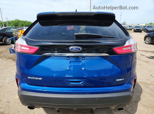 2FMPK4G97LBA97233 2020 FORD EDGE Blue Vista trasera