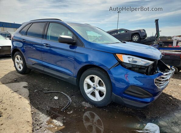 2FMPK4G97LBA97233 2020 FORD EDGE Blue Delantero derecho