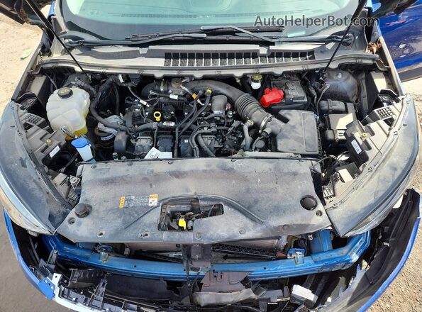 2FMPK4G97LBA97233 2020 FORD EDGE Blue Vista del compartimento del motor