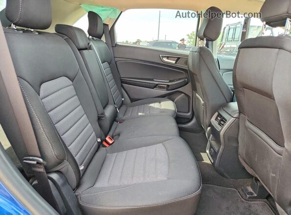 2FMPK4G97LBA97233 2020 FORD EDGE Blue Vista interior trasera