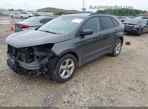 2FMPK4G97LBB08022 2020 FORD EDGE Gray Առջևի ձախ երեք քառորդ տեսարան