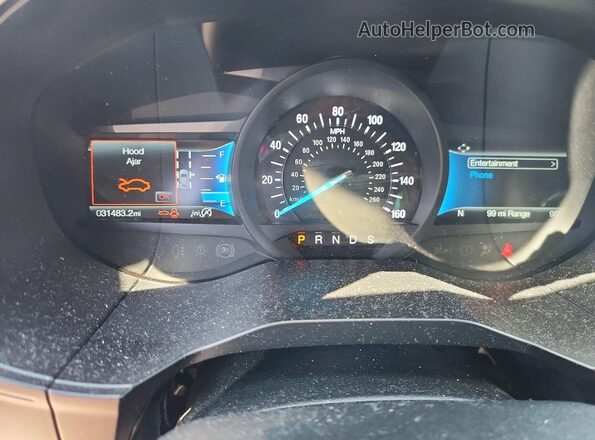 2FMPK4G97PBA43551 2023 FORD EDGE Black Vista del cuadro de instrumentos