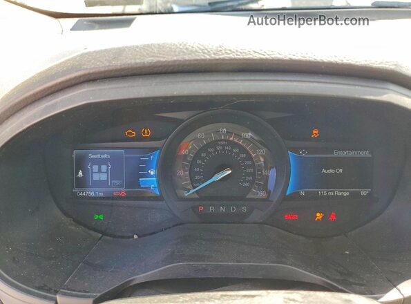 2FMPK4G97PBA52914 2023 FORD EDGE Black ხელსაწყოთა პანელის ხედი