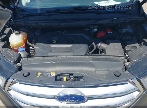 2FMPK4G98HBC39368 2017 FORD EDGE Gray Вид ззаду