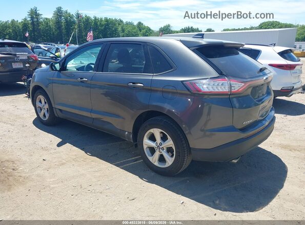 2FMPK4G98HBC39368 2017 FORD EDGE Gray Задня ліва чверть