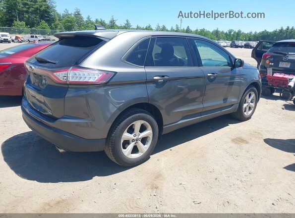 2FMPK4G98HBC39368 2017 FORD EDGE Gray Задня права чверть