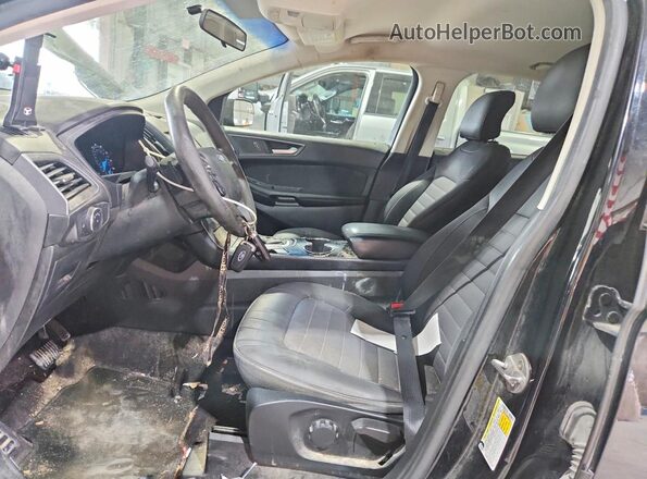 2FMPK4G99HBB43121 2017 FORD EDGE Black Vista interior delantera