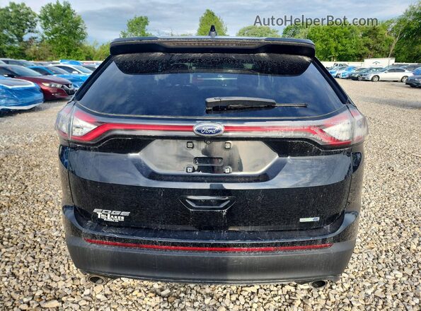 2FMPK4G99HBB43121 2017 FORD EDGE Black Vista trasera