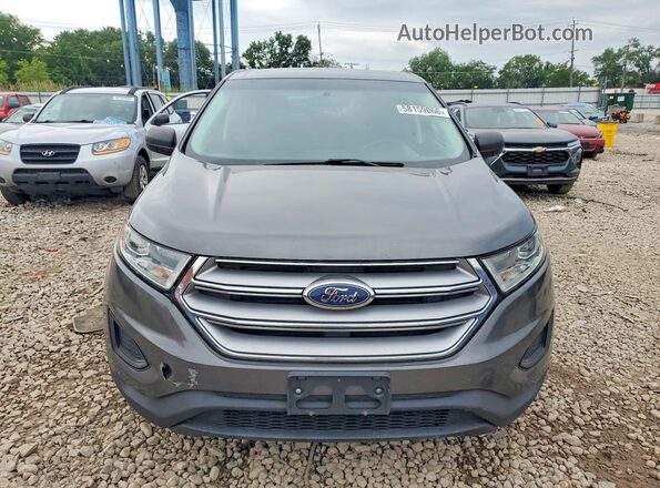 2FMPK4G99HBB56645 2017 FORD EDGE Gray Vista frontal