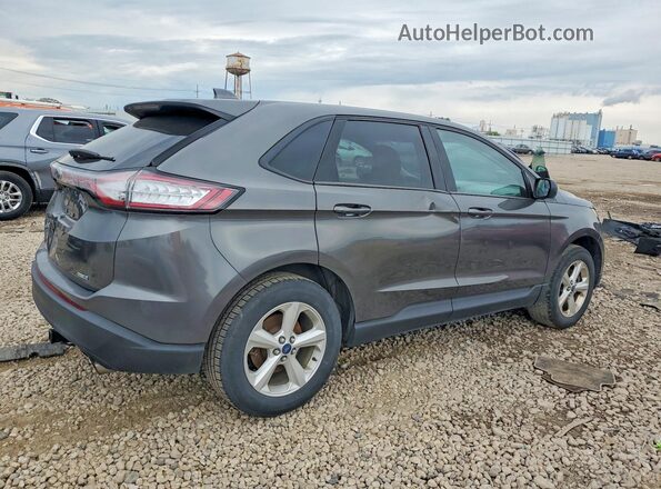 2FMPK4G99HBB56645 2017 FORD EDGE Gray Trasero derecho