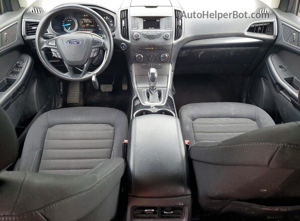2FMPK4G99HBB56645 2017 FORD EDGE Gray Vista del salpicadero