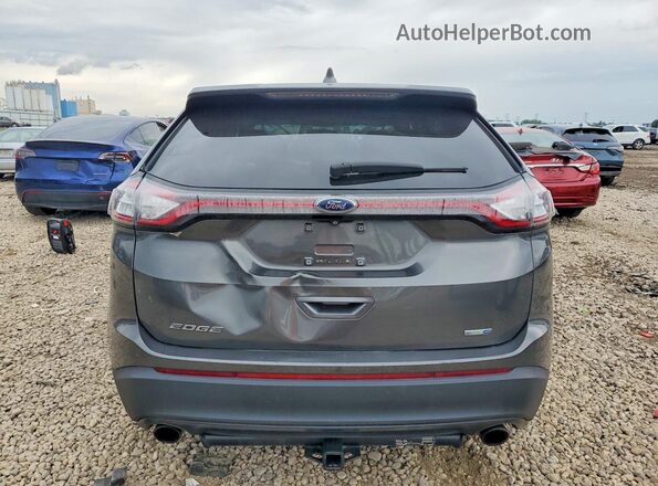 2FMPK4G99HBB56645 2017 FORD EDGE Gray Vista trasera