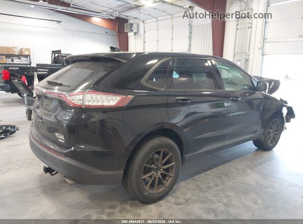 2FMPK4G99HBB75857 2017 FORD EDGE Black Հետևի աջ