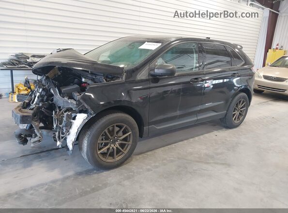 2FMPK4G99HBB75857 2017 FORD EDGE Black Առջևի ձախ երեք քառորդ տեսարան