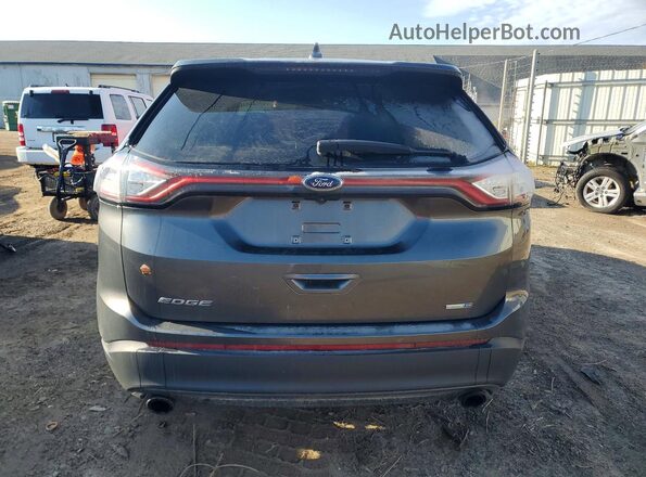2FMPK4G99JBC19653 2018 FORD EDGE Charcoal Հետևի տեսք
