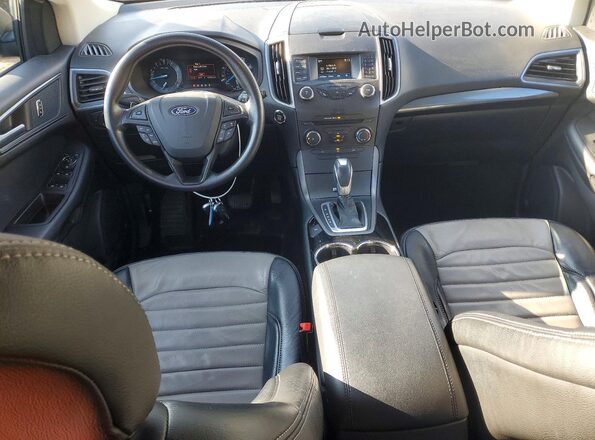 2FMPK4G99JBC19653 2018 FORD EDGE Charcoal Առջևի վահանակի տեսք