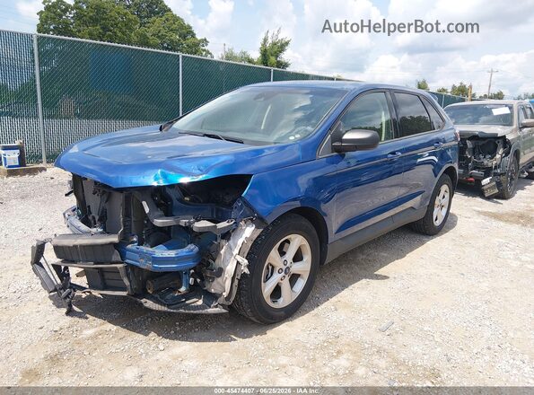 2FMPK4G99LBA31704 2020 FORD EDGE Blue Przód lewy