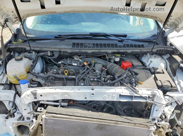 2FMPK4G99LBB33732 2020 FORD EDGE White Vista del compartimento del motor