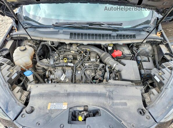 2FMPK4G99NBA00164 2022 FORD EDGE Black ძრავის განყოფილების ხედი