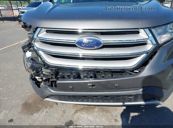 2FMPK4G9XHBC34396 2017 FORD EDGE Gray Вид спереду
