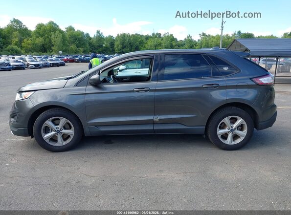 2FMPK4G9XHBC34396 2017 FORD EDGE Gray Панорамний вид салону 360°