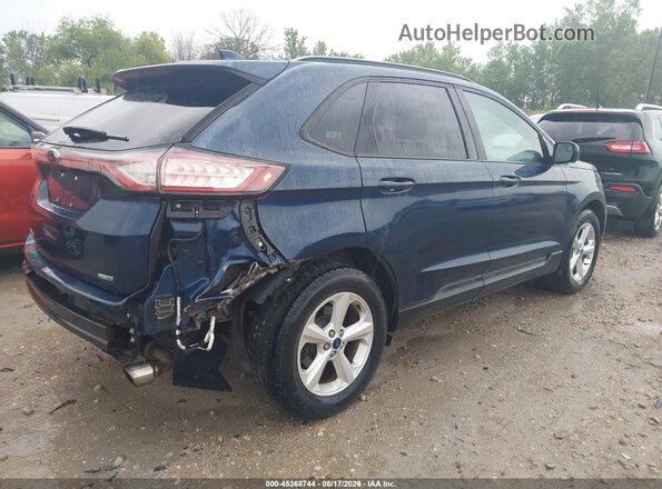 2FMPK4G9XHBC60318 2017 FORD EDGE Dark Blue Задня права чверть