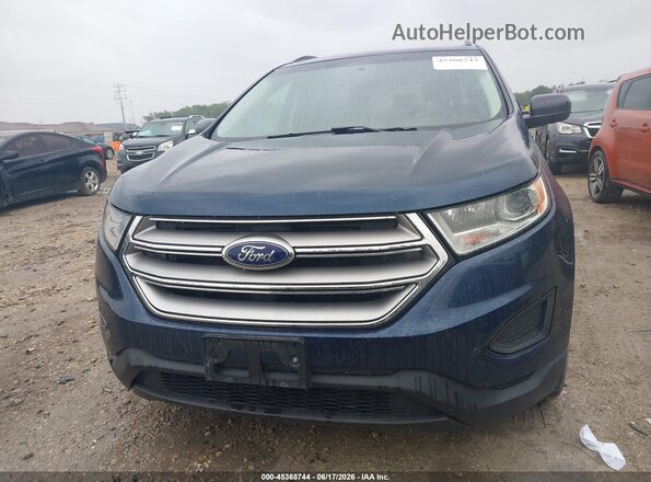 2FMPK4G9XHBC60318 2017 FORD EDGE Dark Blue Вид щитка приладів