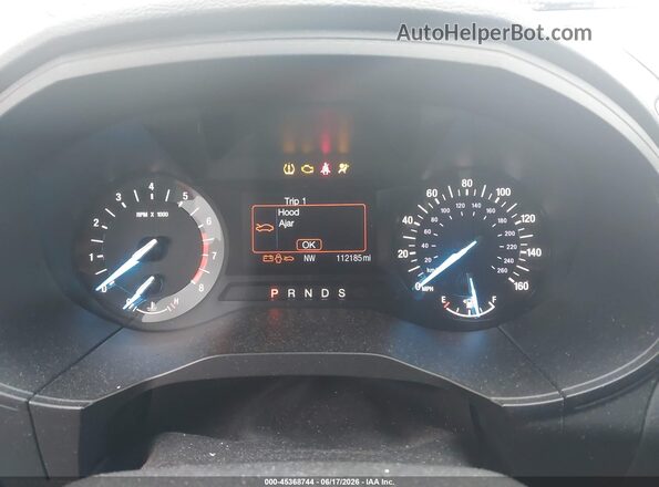 2FMPK4G9XHBC60318 2017 FORD EDGE Dark Blue Вид задніх сидінь