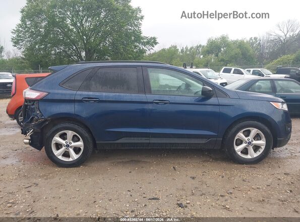 2FMPK4G9XHBC60318 2017 FORD EDGE Dark Blue Вид задньої частини салону