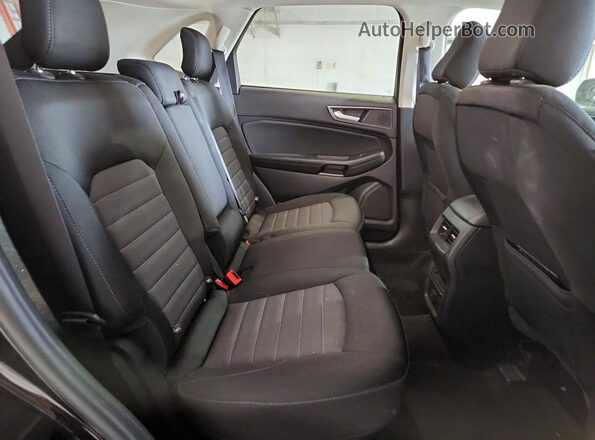 2FMPK4G9XLBA48172 2020 FORD EDGE Black უკანა სავარძლების ხედი
